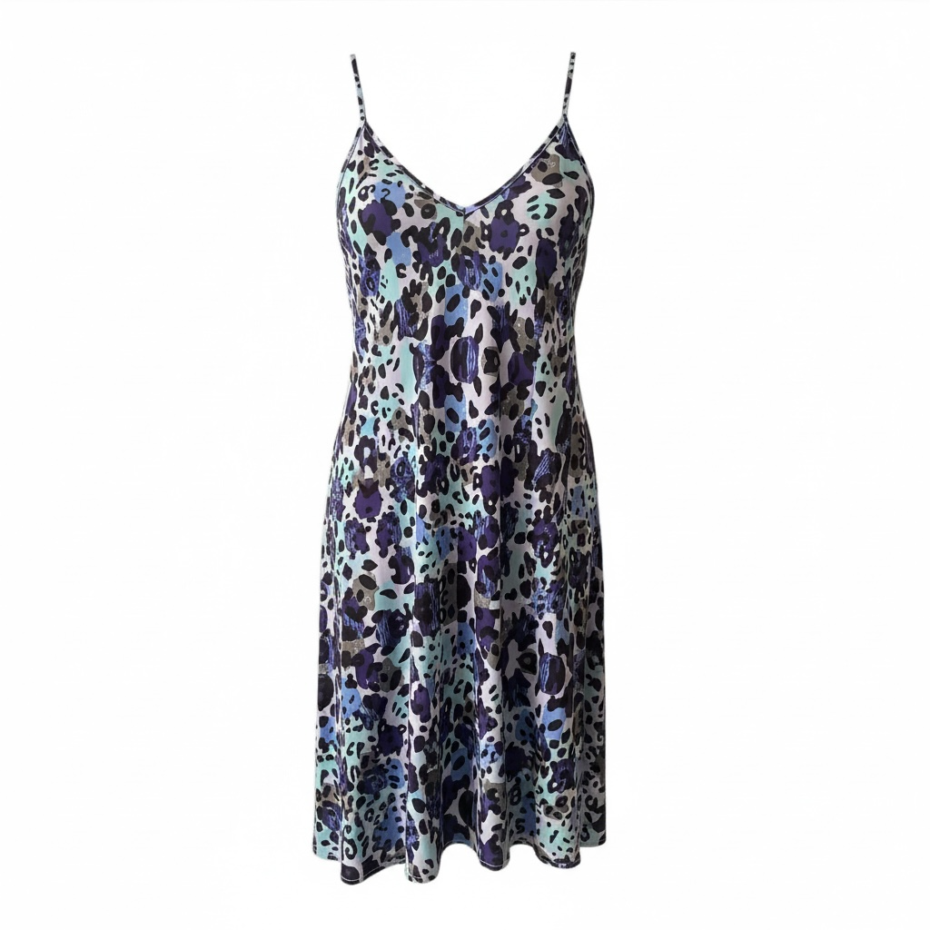 Purple & Blue Resonate Short Dress
