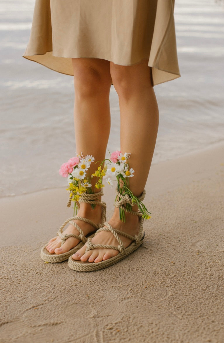 Nomadic State of Mind Romano Rope Sandals - Caramel