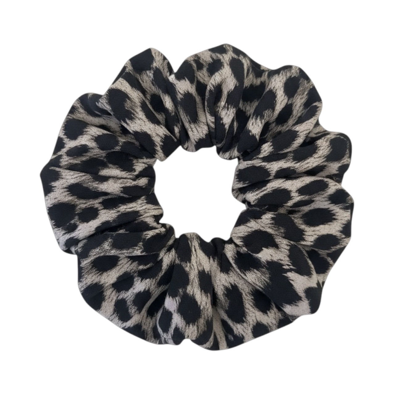 Summer Halter Black/White Leopard Dress